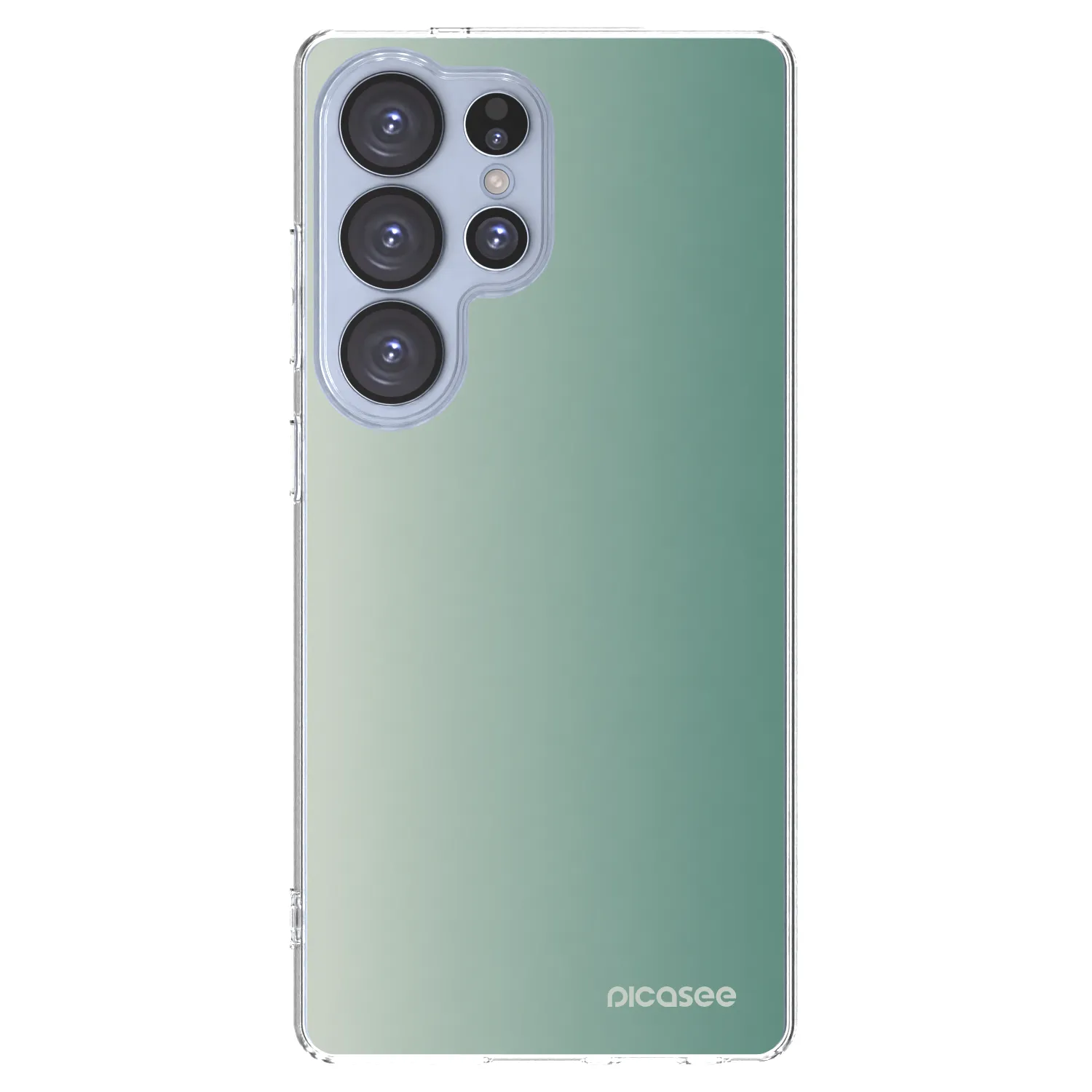 Picasee silikonový průhledný obal pro Samsung Galaxy S25 Ultra 5G - Misty Sage