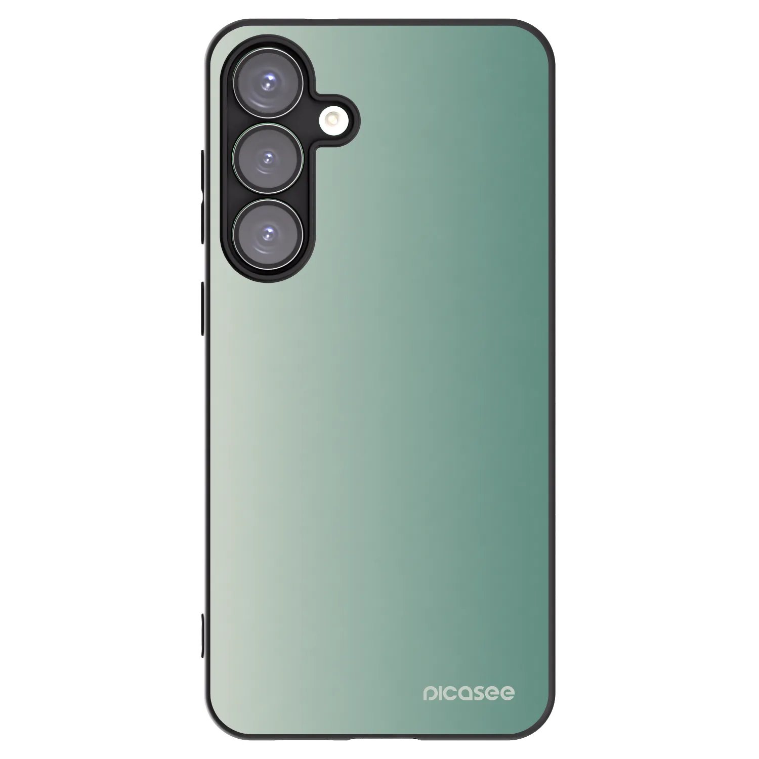 Picasee silikonový černý obal pro Samsung Galaxy S25+ 5G - Misty Sage