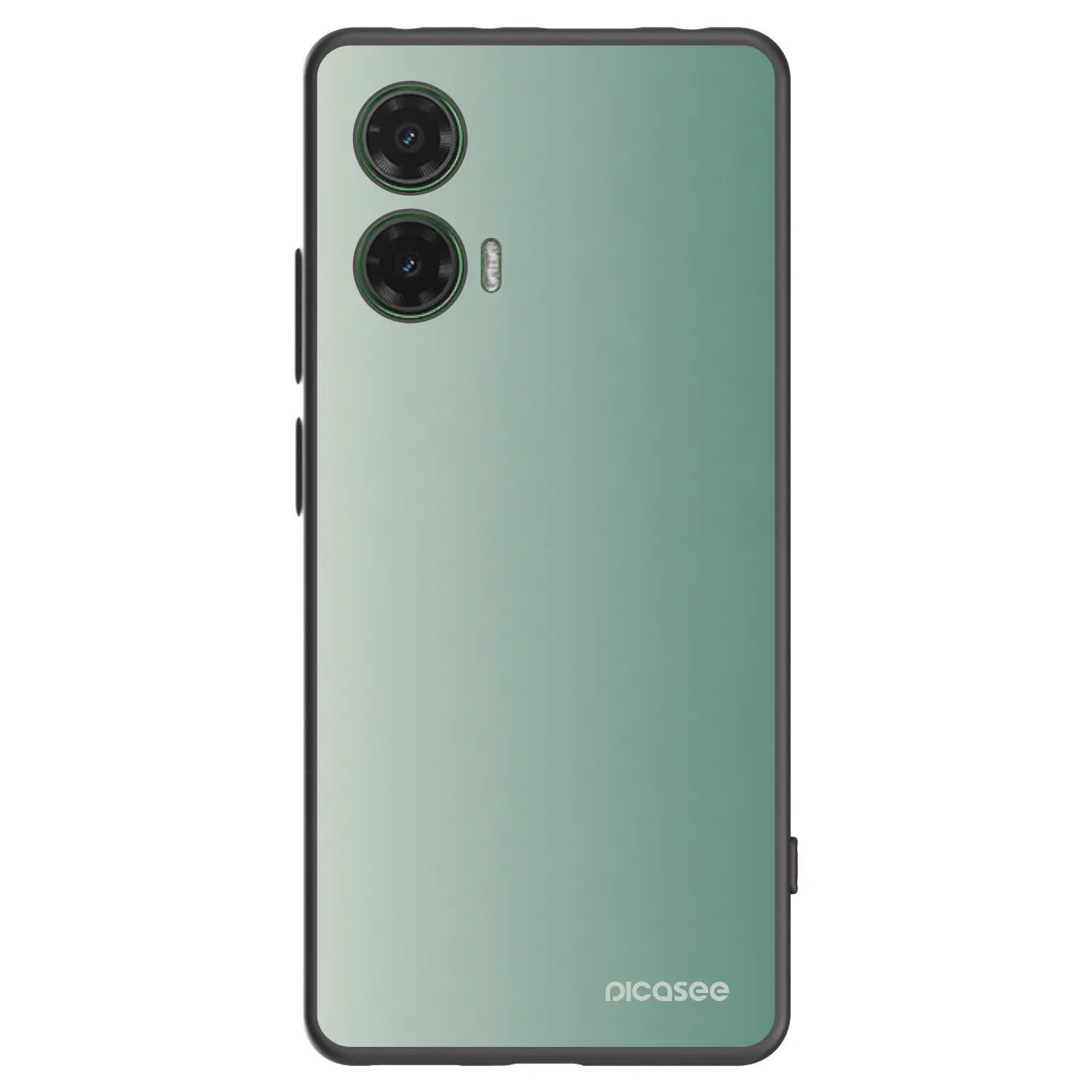 Picasee silikonový černý obal pro Motorola Moto G35 5G - Misty Sage