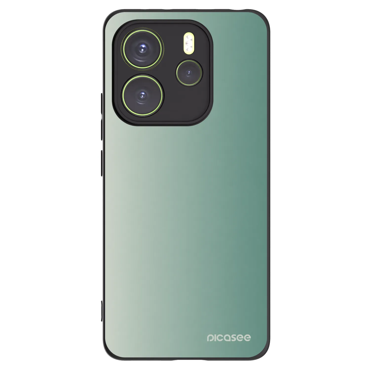 Picasee silikonový černý obal pro Xiaomi Redmi Note 14 4G - Misty Sage