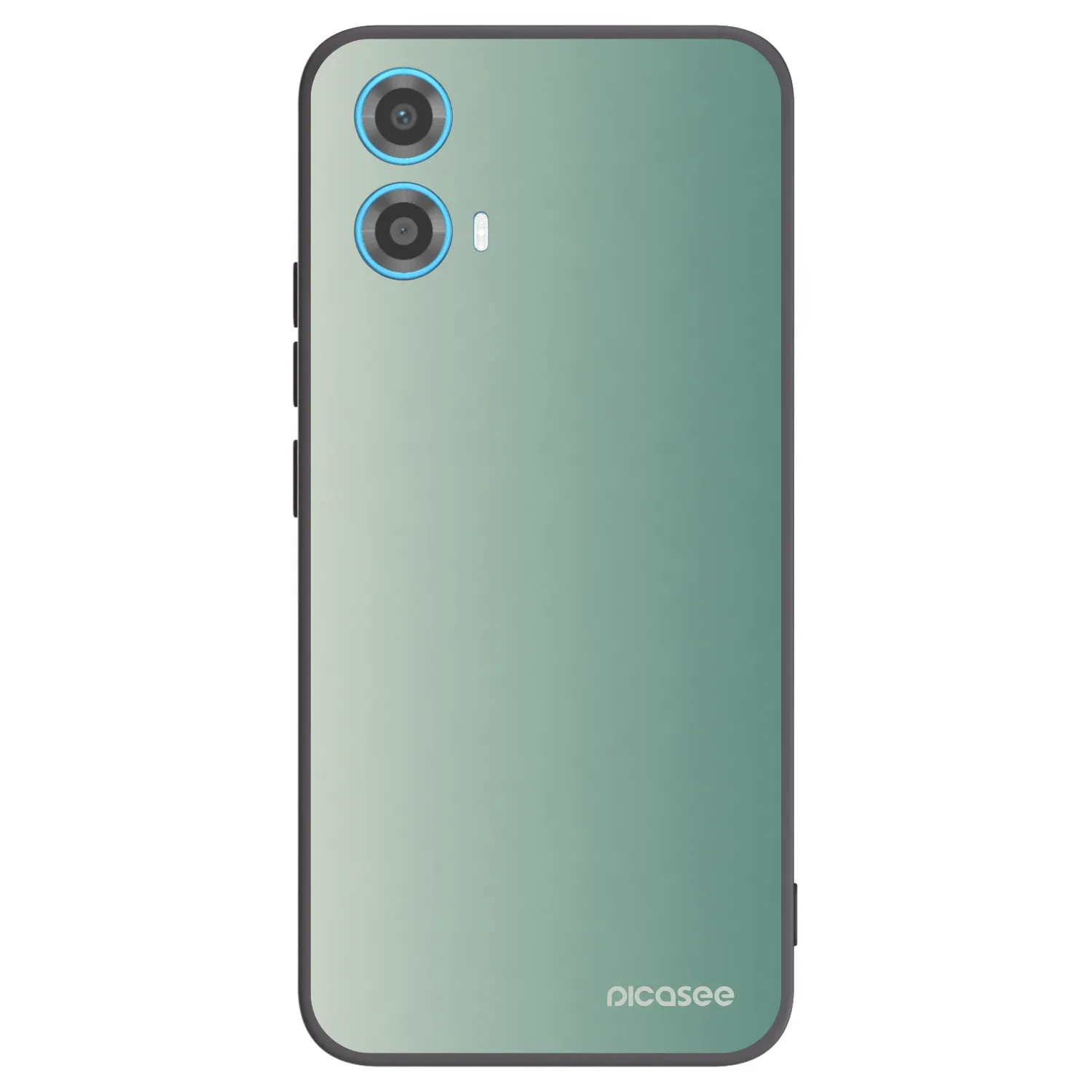 Picasee silikonový černý obal pro Motorola Moto G34 5G - Misty Sage