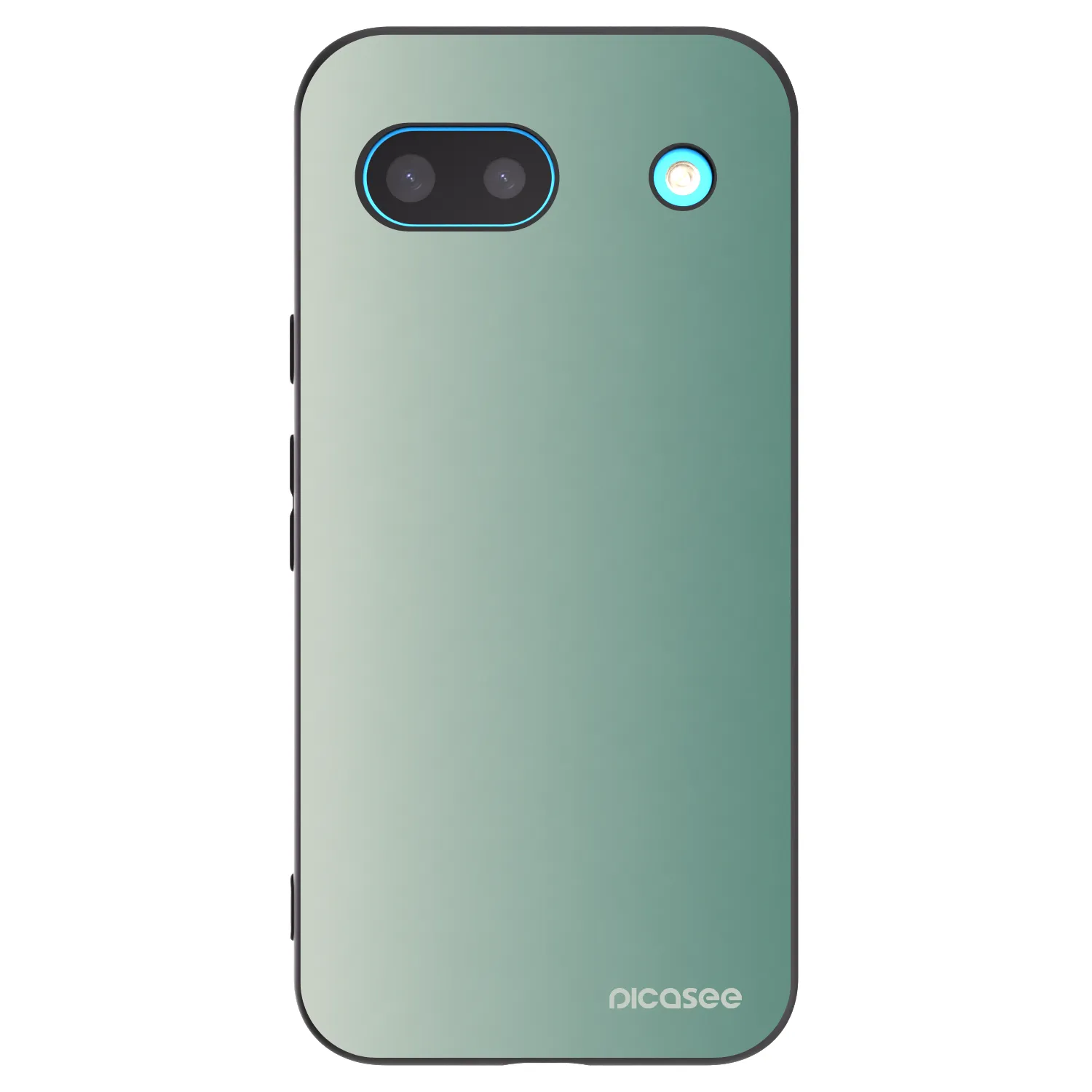 Picasee silikonový černý obal pro Google Pixel 8a - Misty Sage