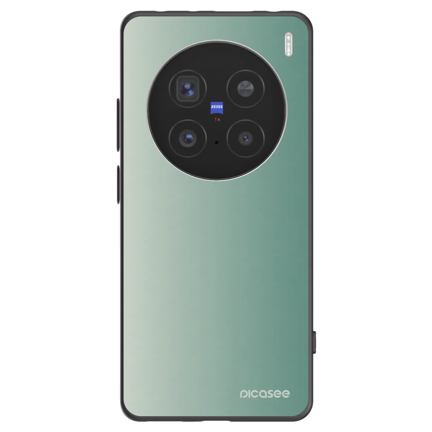 Picasee silikonový černý obal pro Vivo X200 Pro - Misty Sage