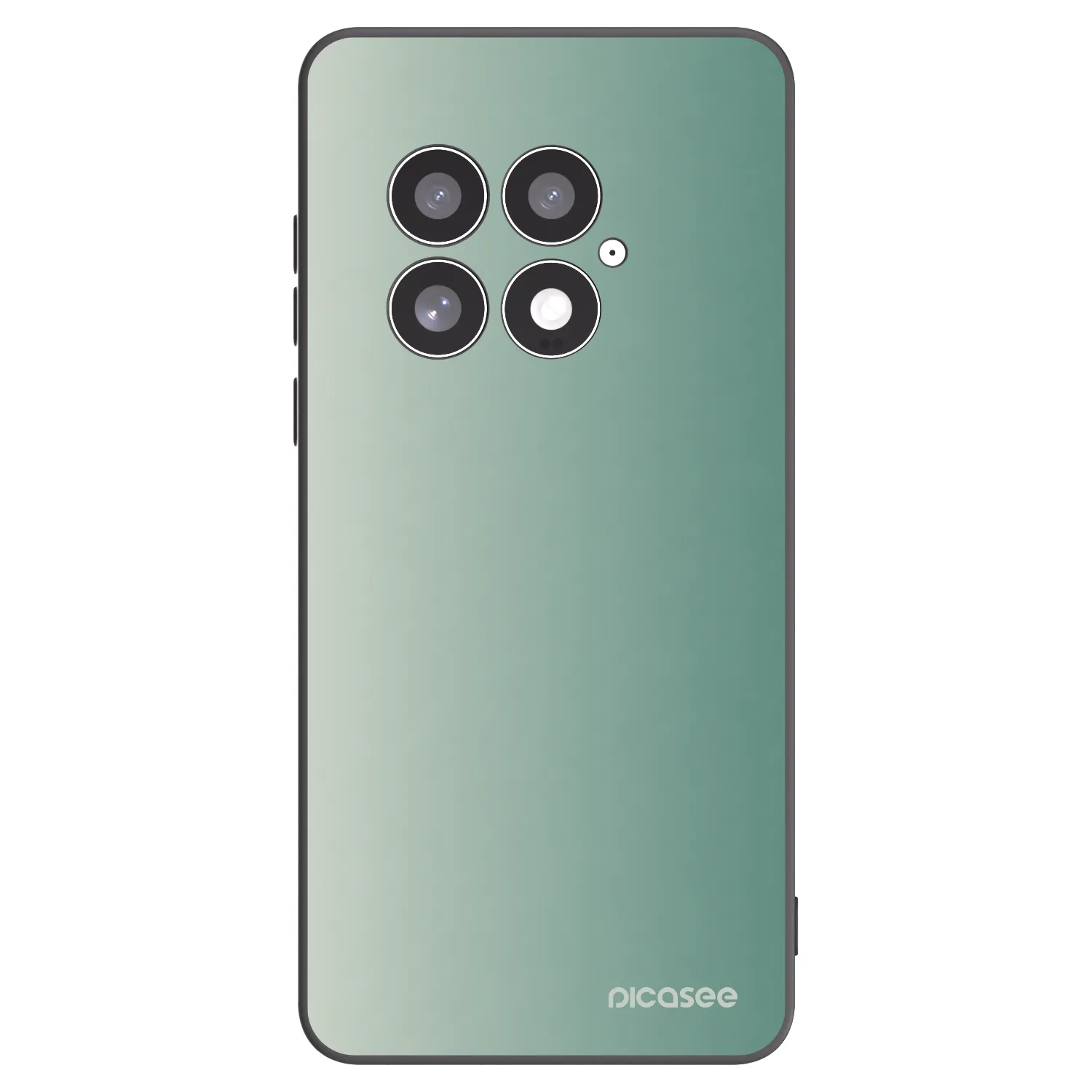 Picasee silikonový černý obal pro OnePlus 13 5G - Misty Sage