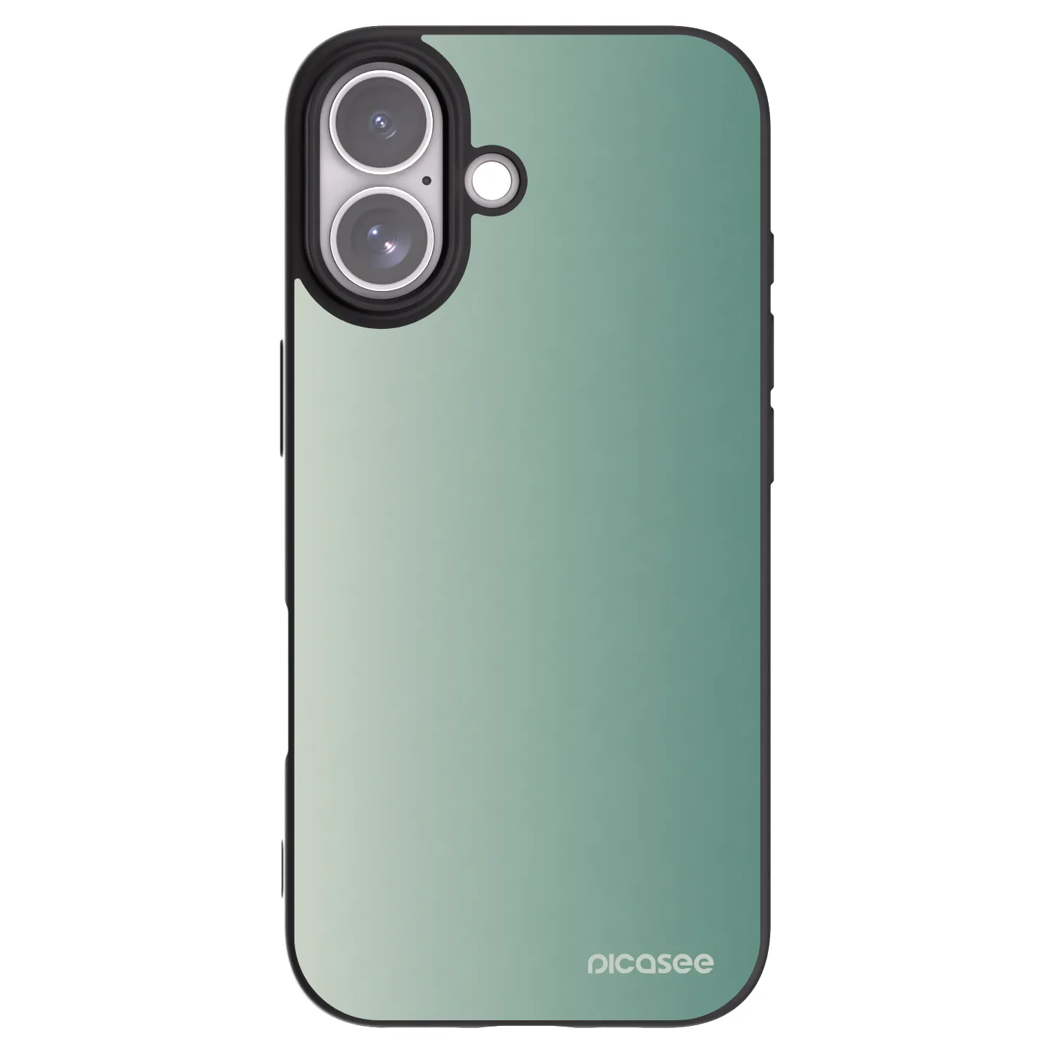 Picasee silikonový černý obal pro Apple iPhone 17 - Misty Sage