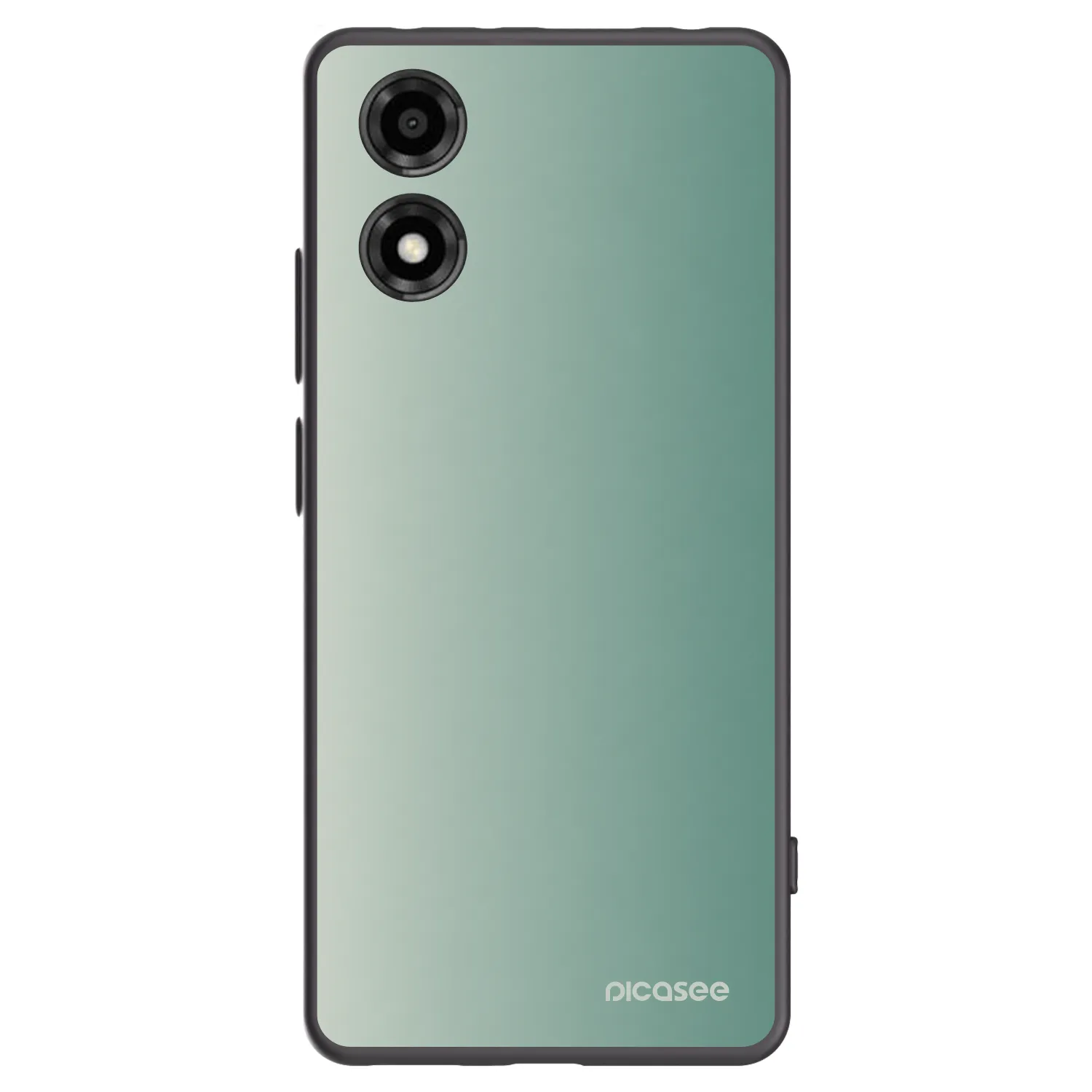 Picasee silikonový černý obal pro Motorola Moto E14 - Misty Sage