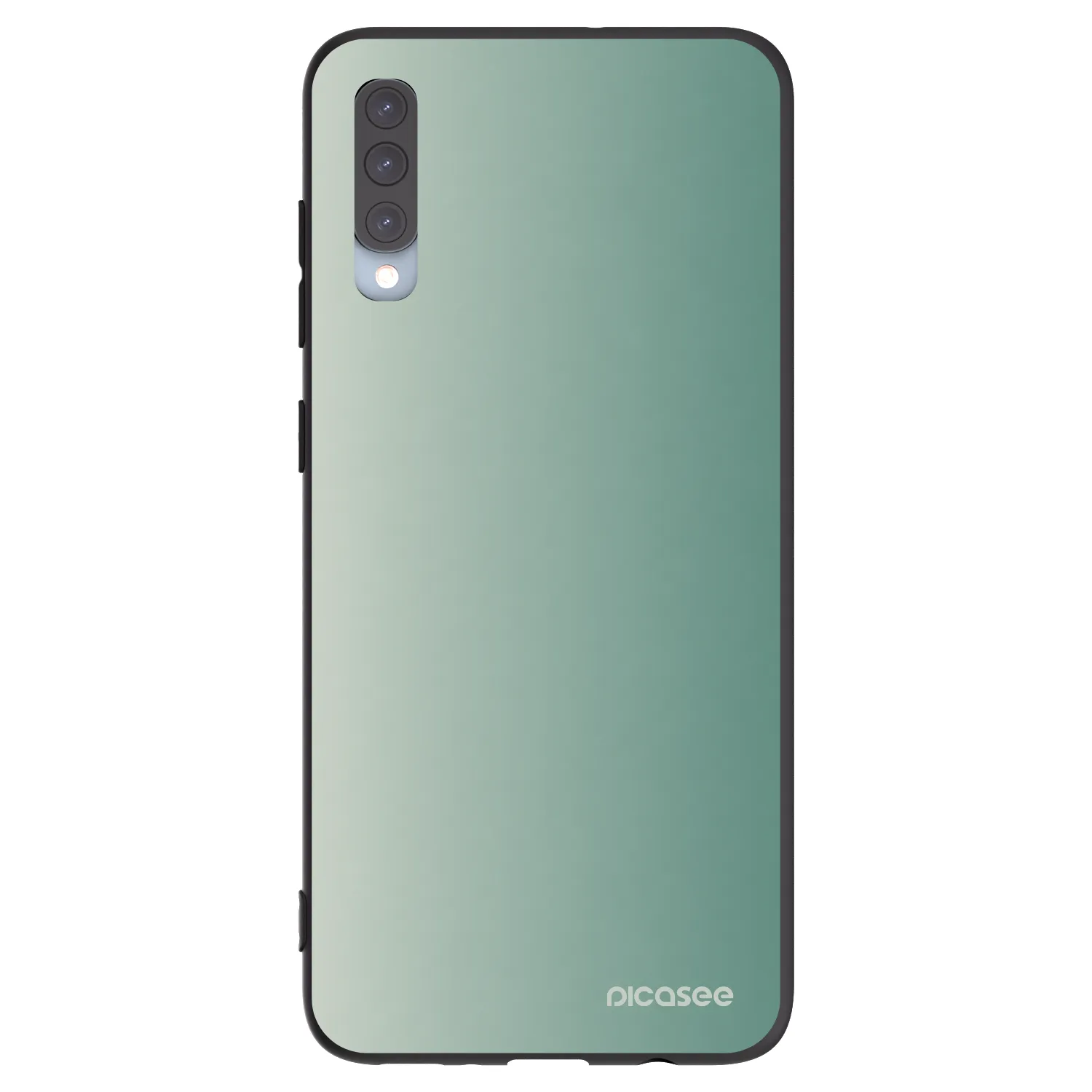 Picasee silikonový černý obal pro Samsung Galaxy A70 A705F - Misty Sage