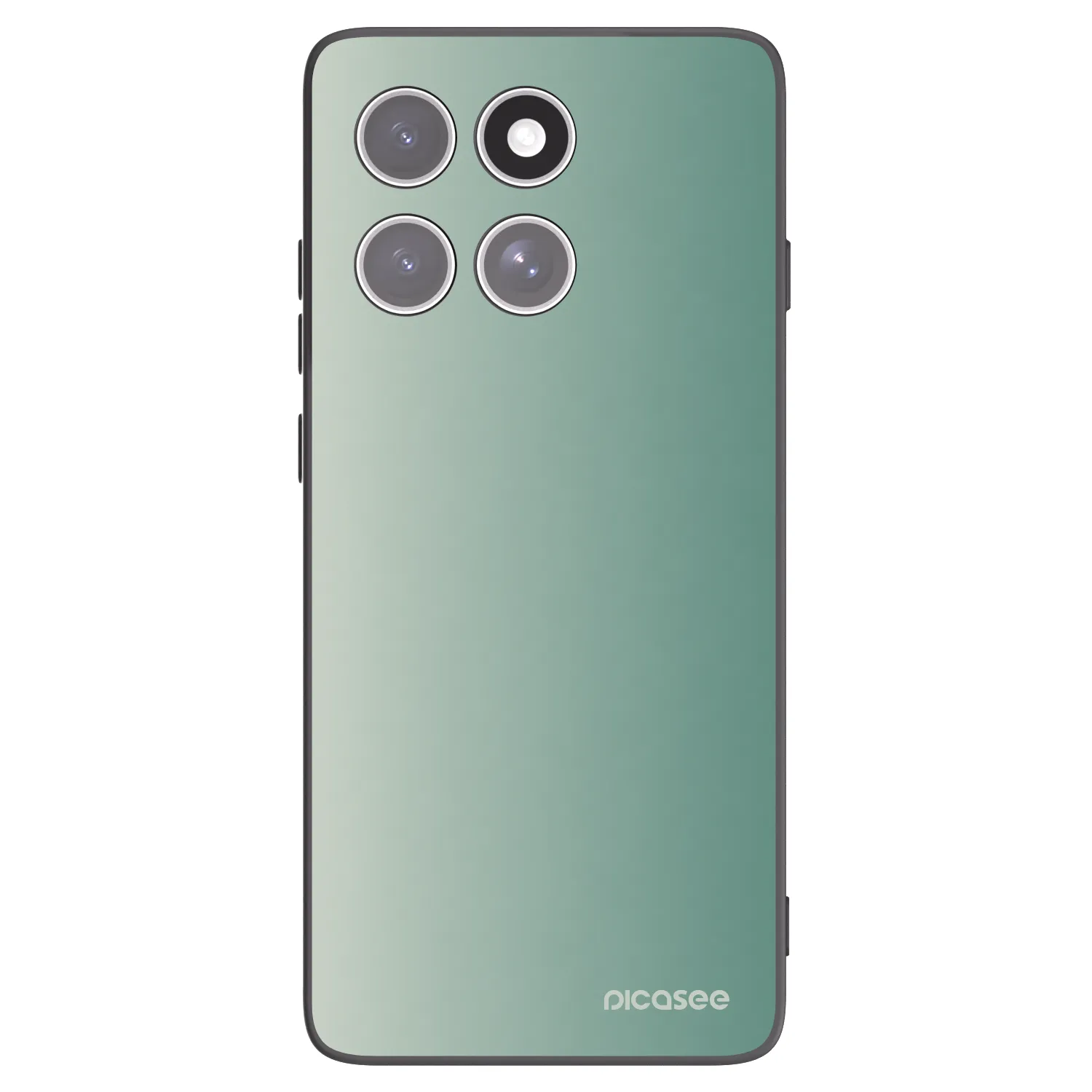 Picasee silikonový černý obal pro Motorola Edge 60 Pro - Misty Sage