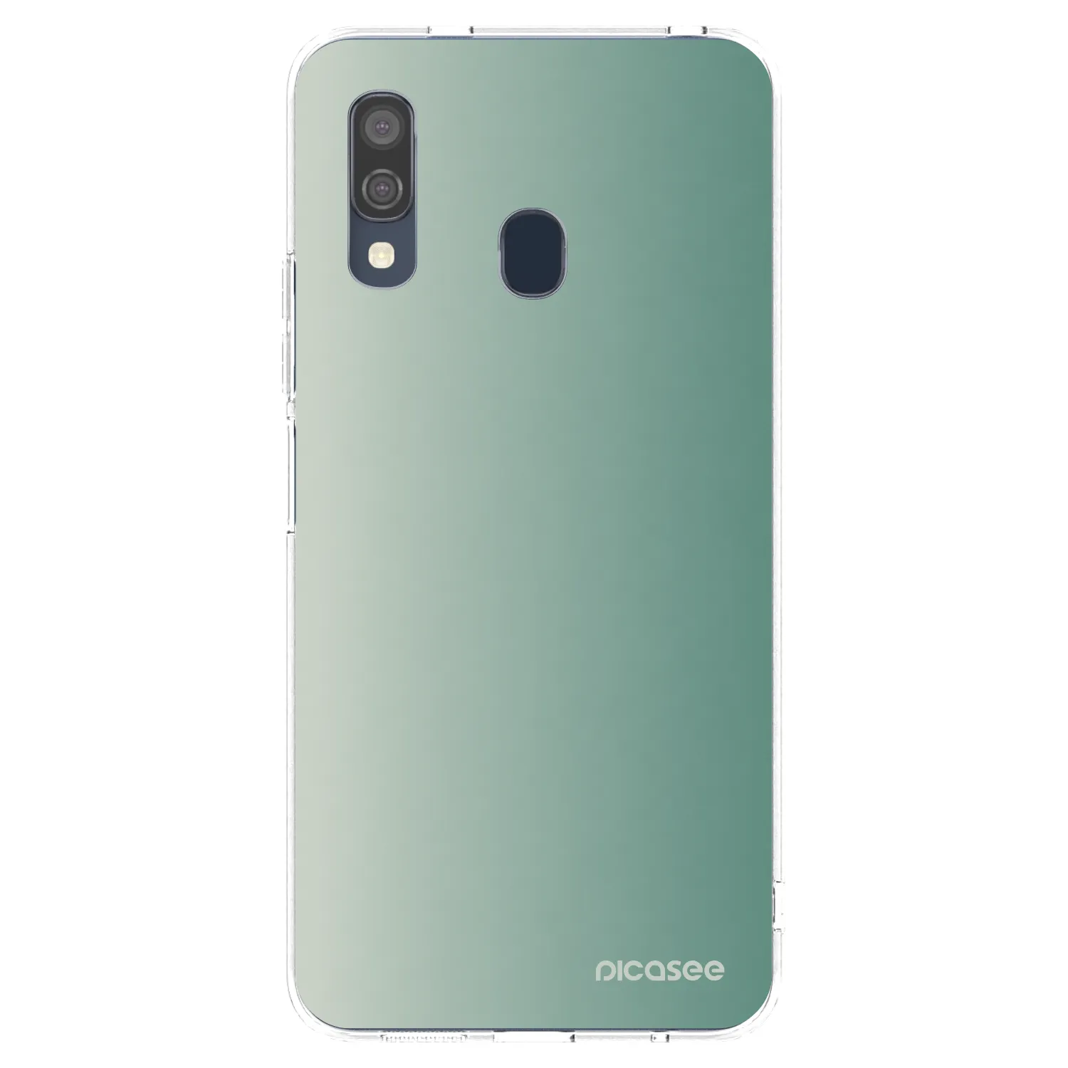 Picasee silikonový průhledný obal pro Samsung Galaxy A40 A405F - Misty Sage