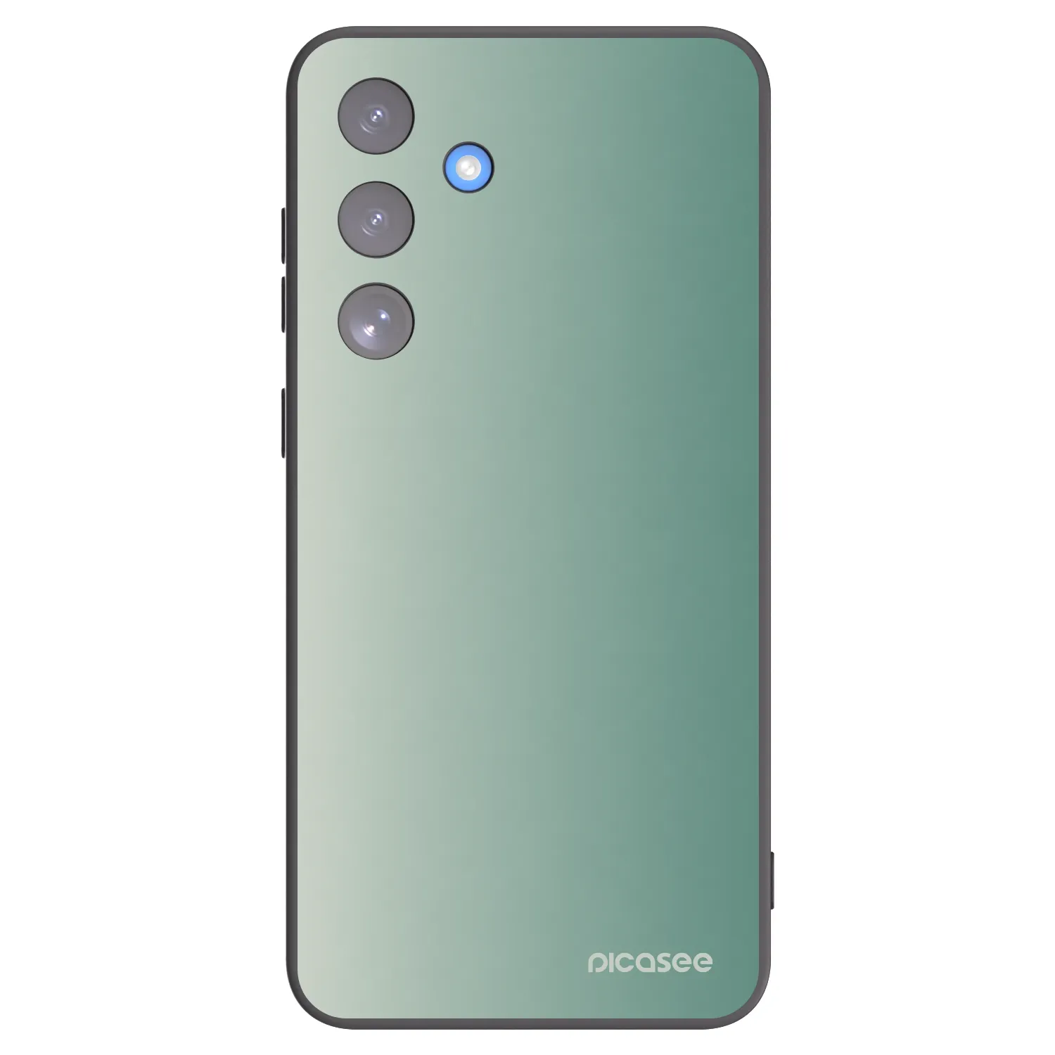 Picasee silikonový černý obal pro Samsung Galaxy S25 FE 5G - Misty Sage