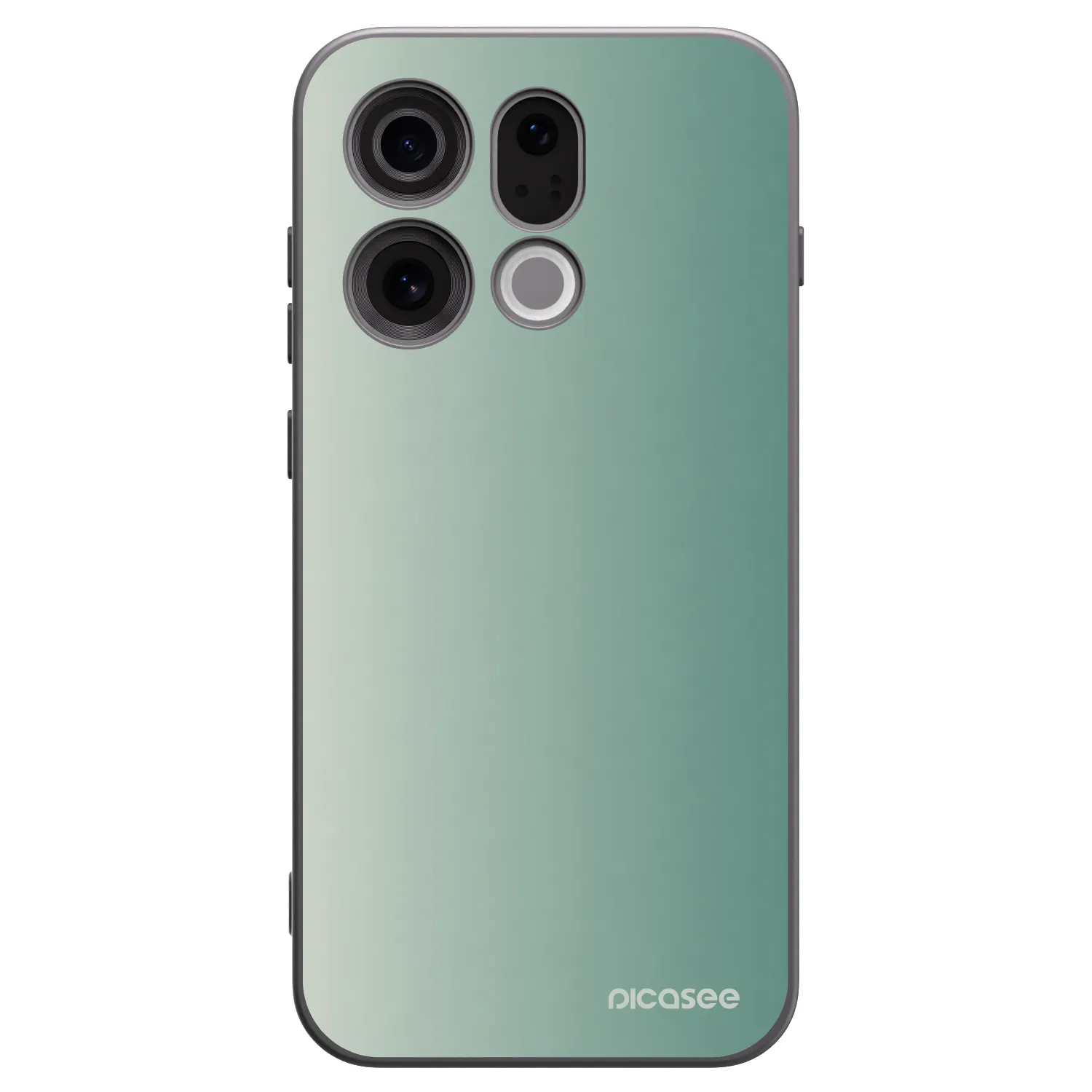 Picasee silikonový černý obal pro OPPO Find X9 - Misty Sage
