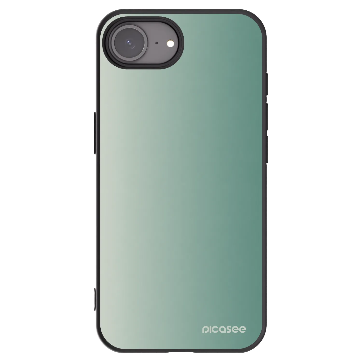 Picasee silikonový černý obal pro Apple iPhone 17e - Misty Sage