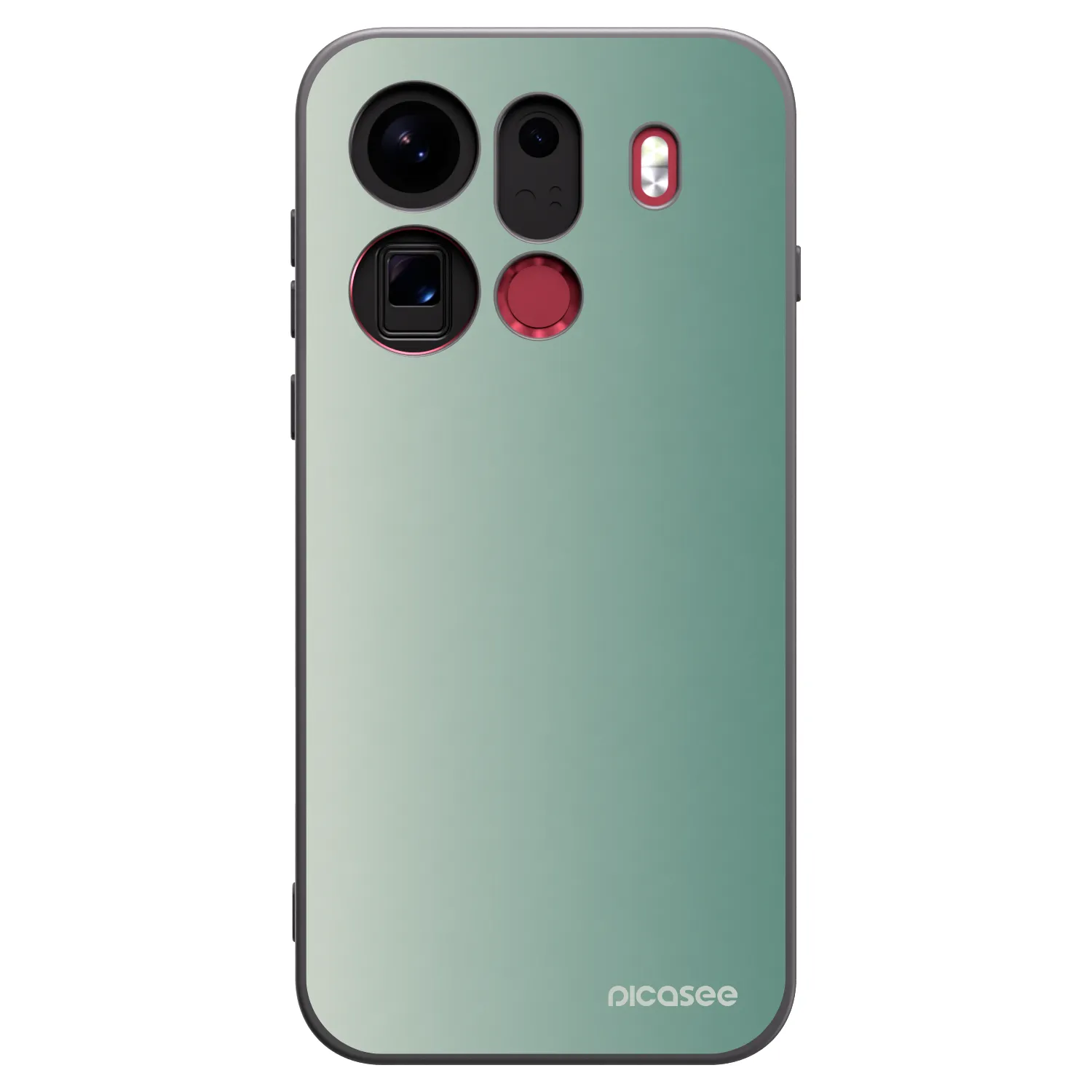 Picasee silikonový černý obal pro OPPO Find X9 Pro - Misty Sage