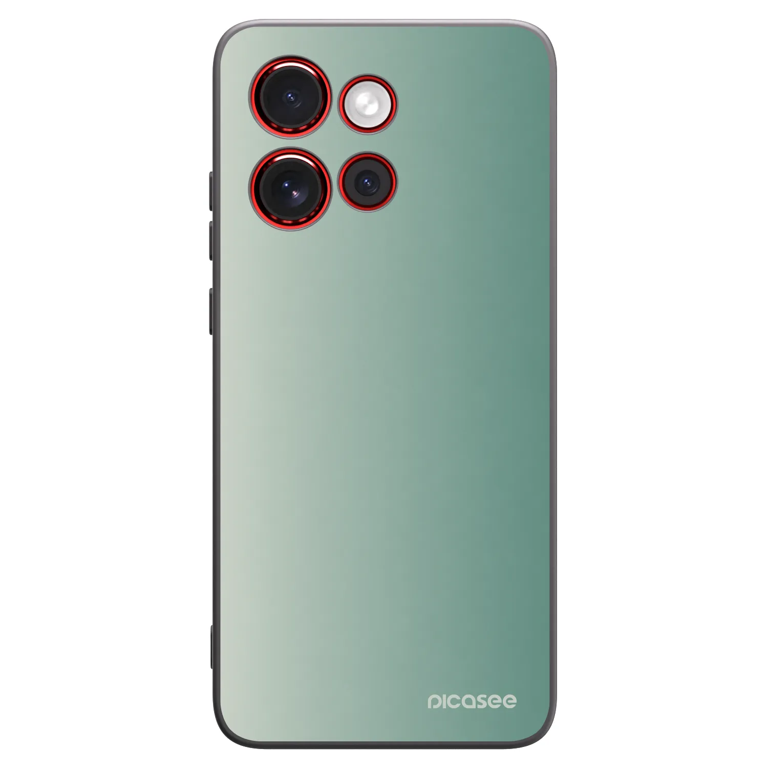 Picasee silikonový černý obal pro Motorola Edge 60 Neo 5G - Misty Sage