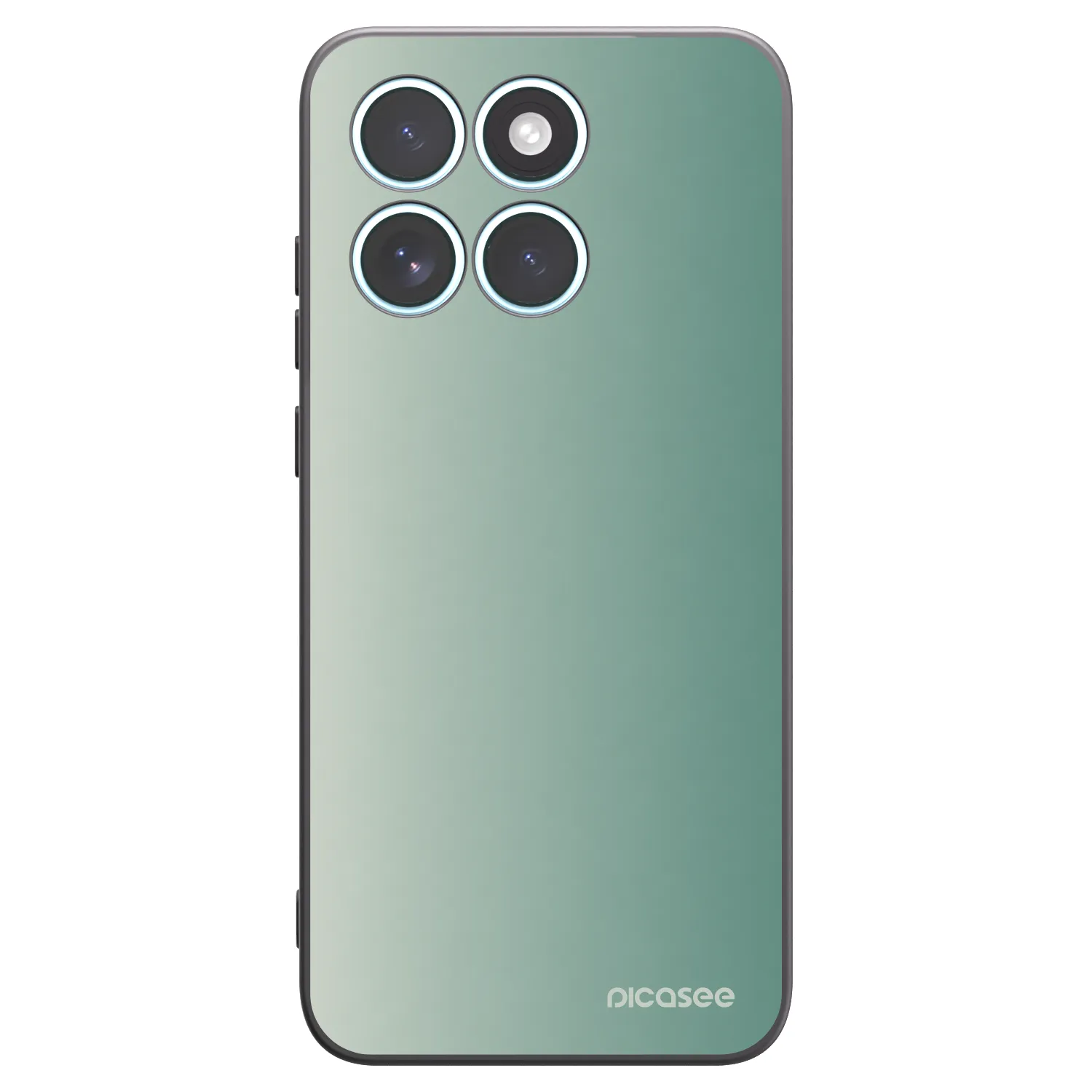 Picasee silikonový černý obal pro Motorola Edge 70 Fusion - Misty Sage