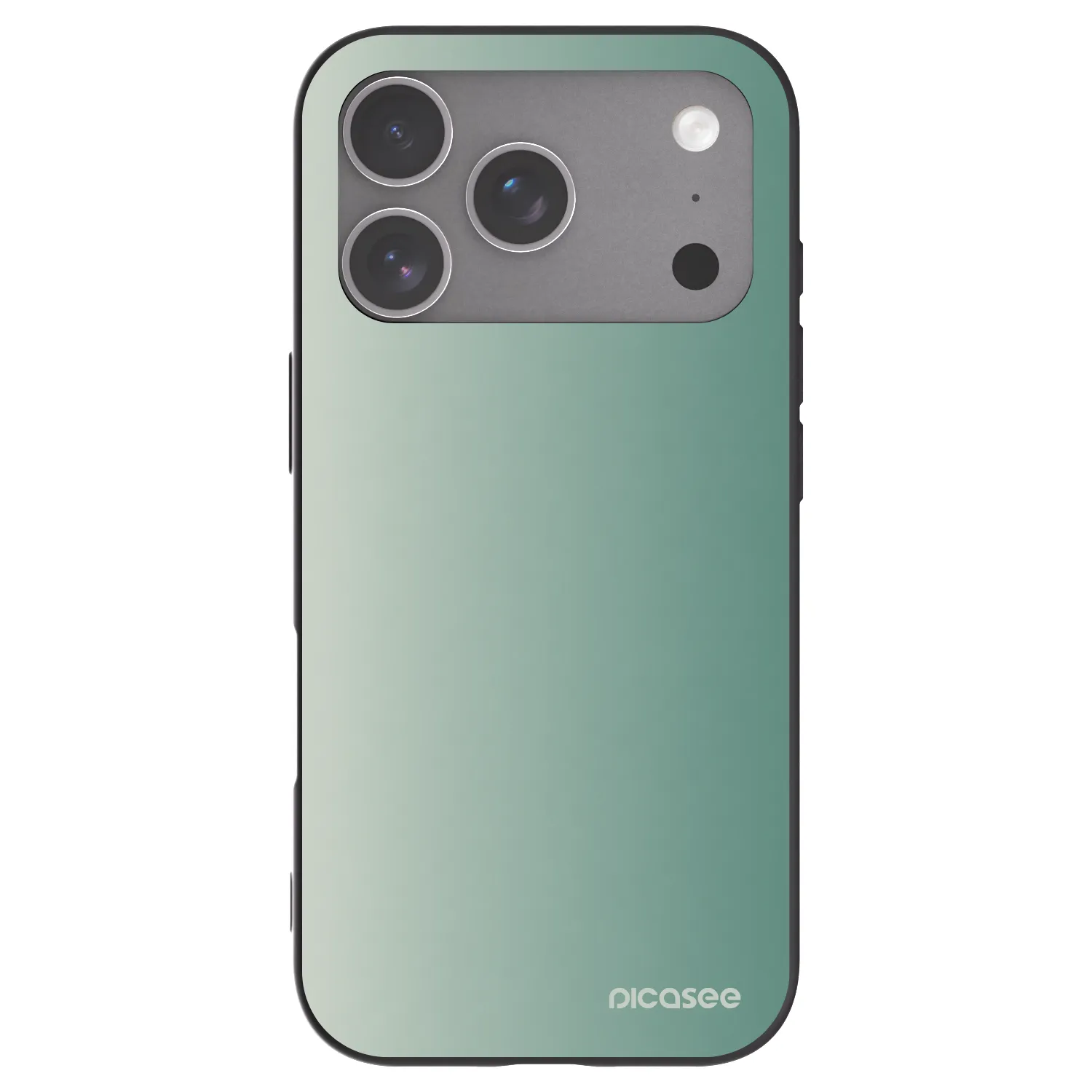 Picasee silikonový černý obal pro Apple iPhone 18 Pro - Misty Sage