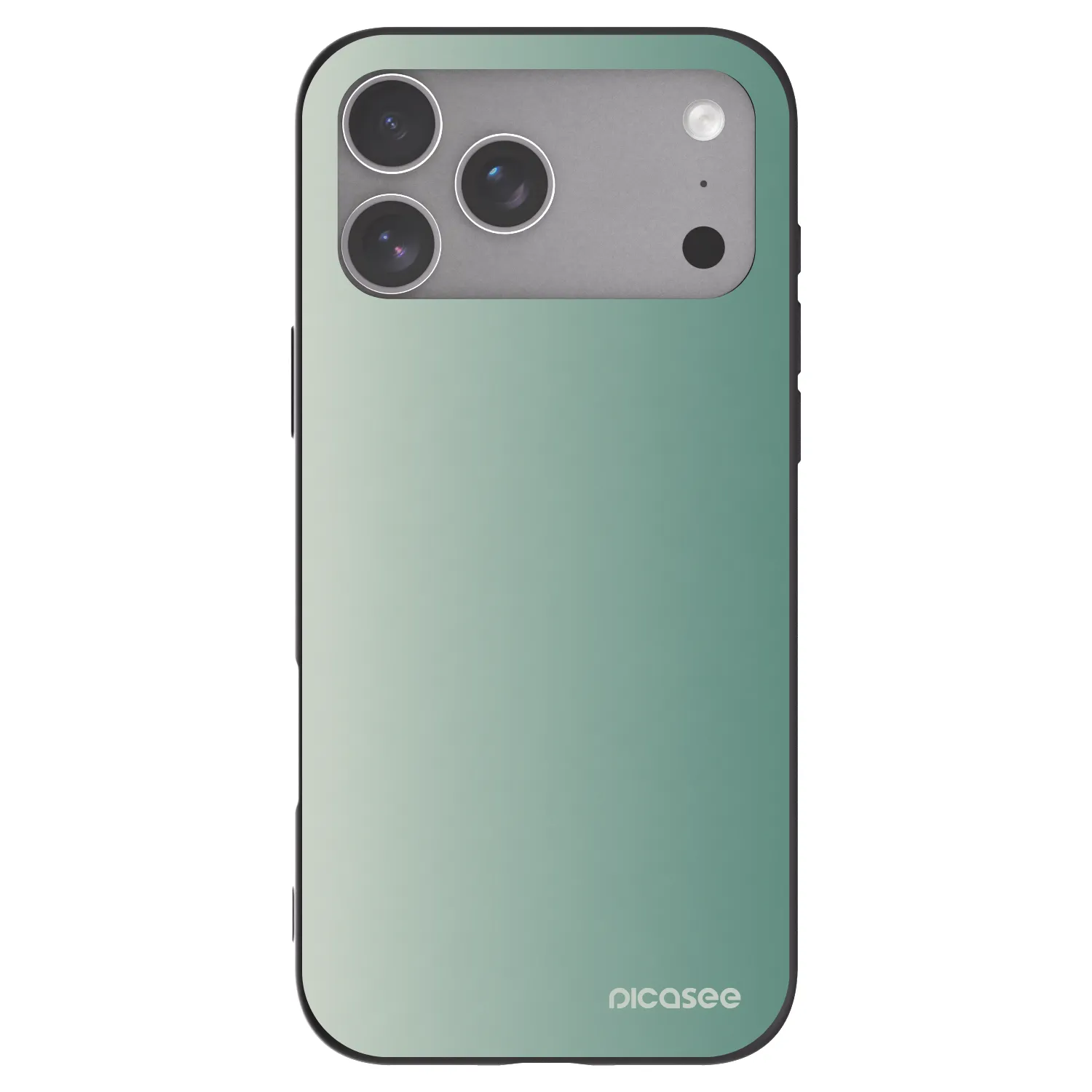 Picasee silikonový černý obal pro Apple iPhone 18 Pro Max - Misty Sage