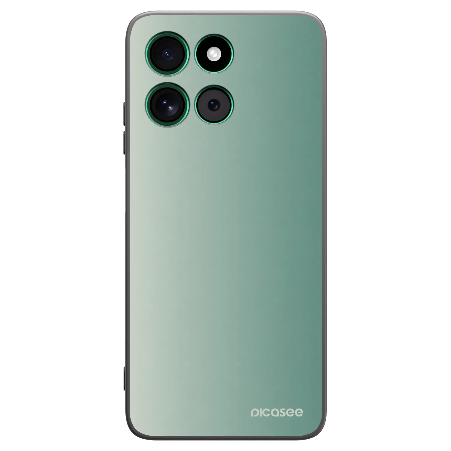 Picasee silikonový černý obal pro Motorola Moto G57 Power - Misty Sage
