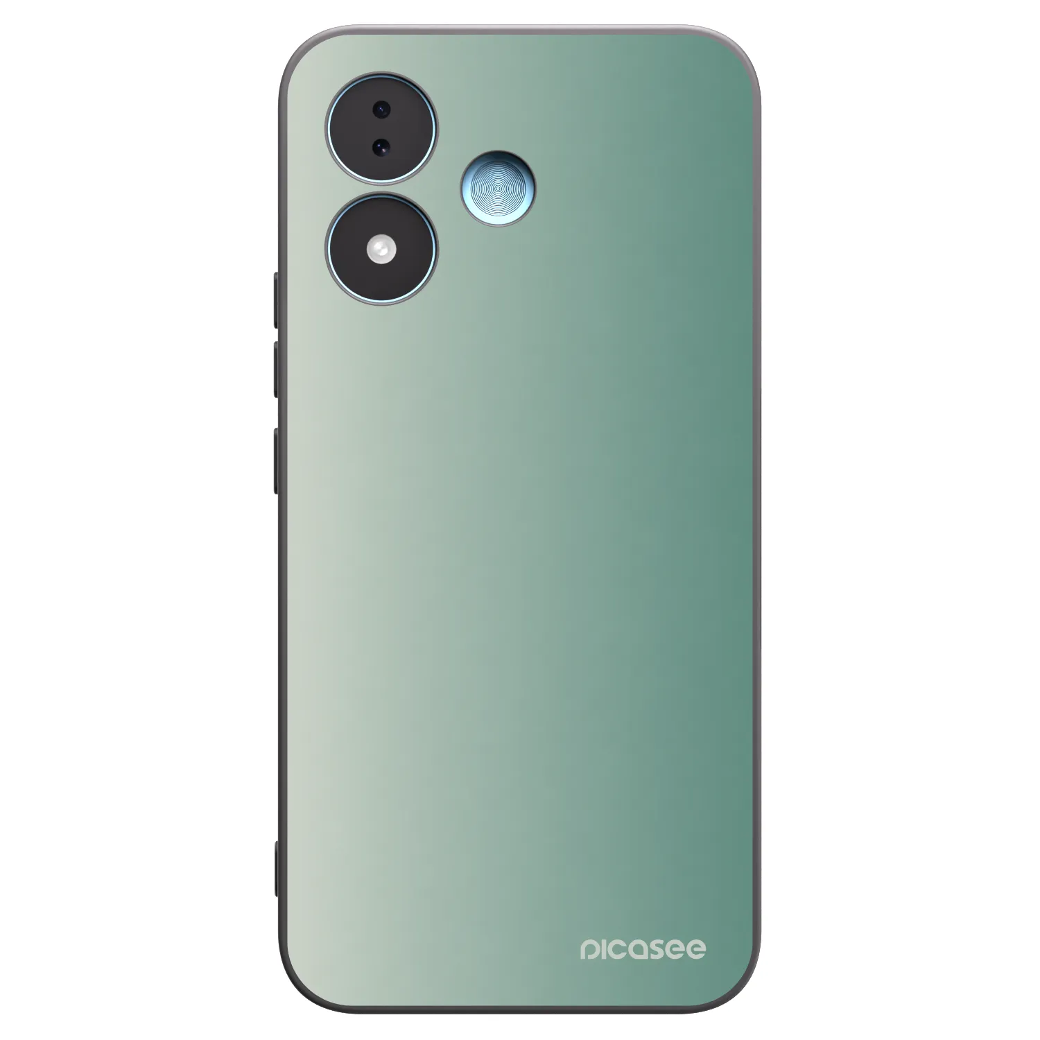 Picasee silikonový černý obal pro Xiaomi Redmi Note 17 5G - Misty Sage