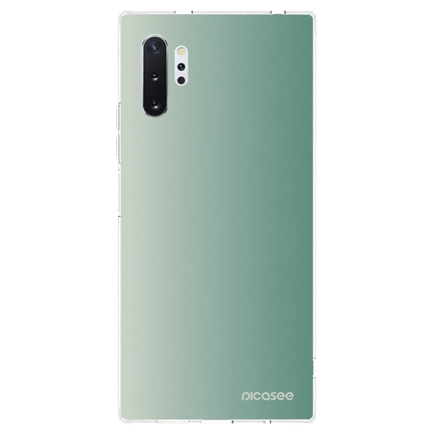 Picasee silikonový průhledný obal pro Samsung Galaxy Note 10+ N975F - Misty Sage