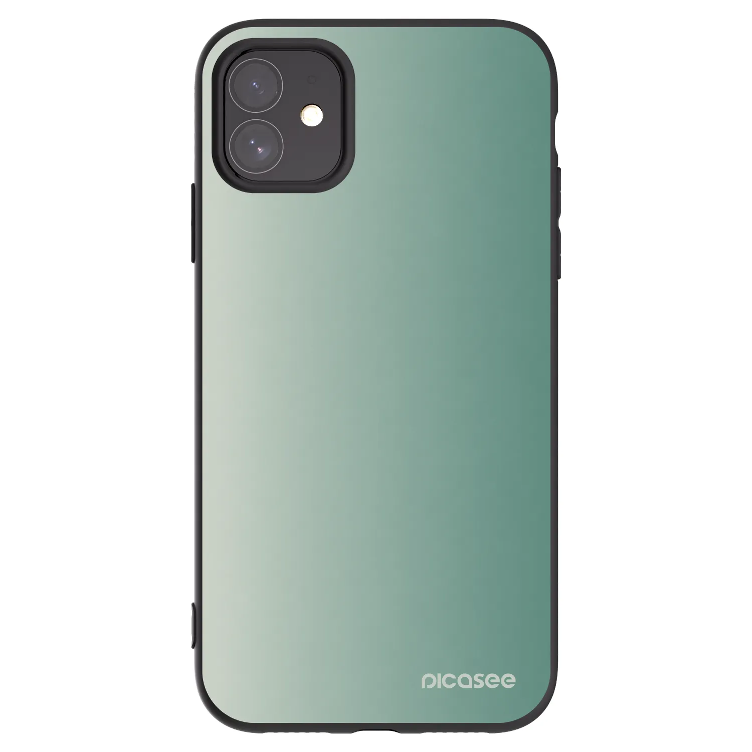 Picasee silikonový černý obal pro Apple iPhone 11 - Misty Sage