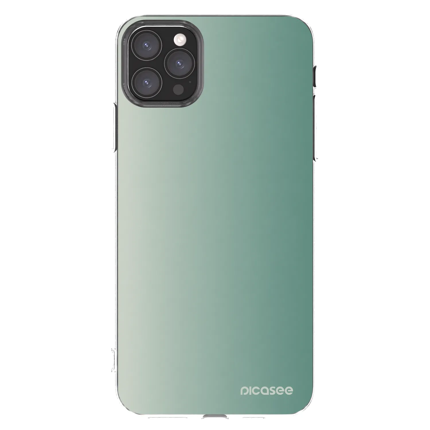 Picasee silikonový průhledný obal pro Apple iPhone 11 Pro Max - Misty Sage