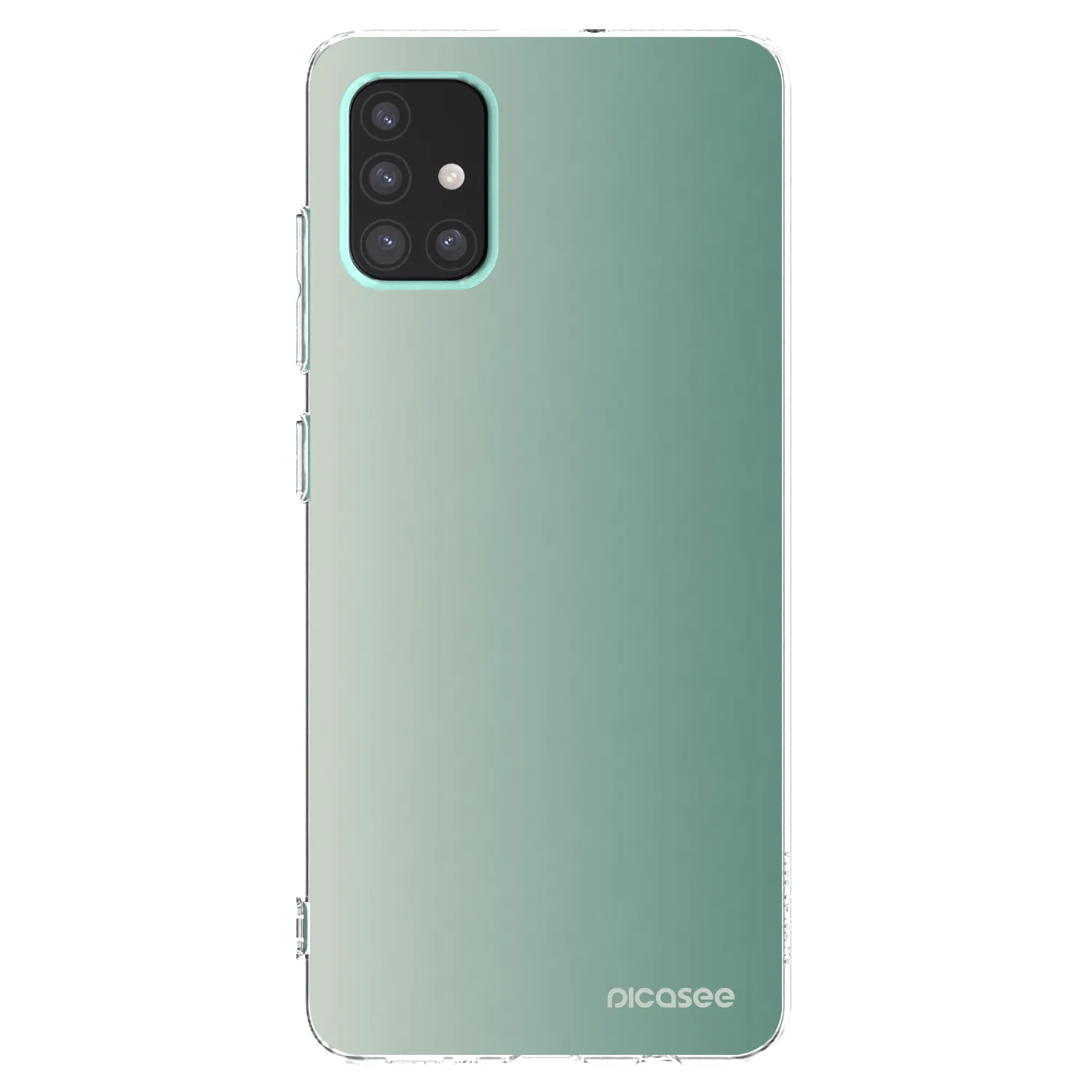 Picasee silikonový průhledný obal pro Samsung Galaxy A51 A515F - Misty Sage