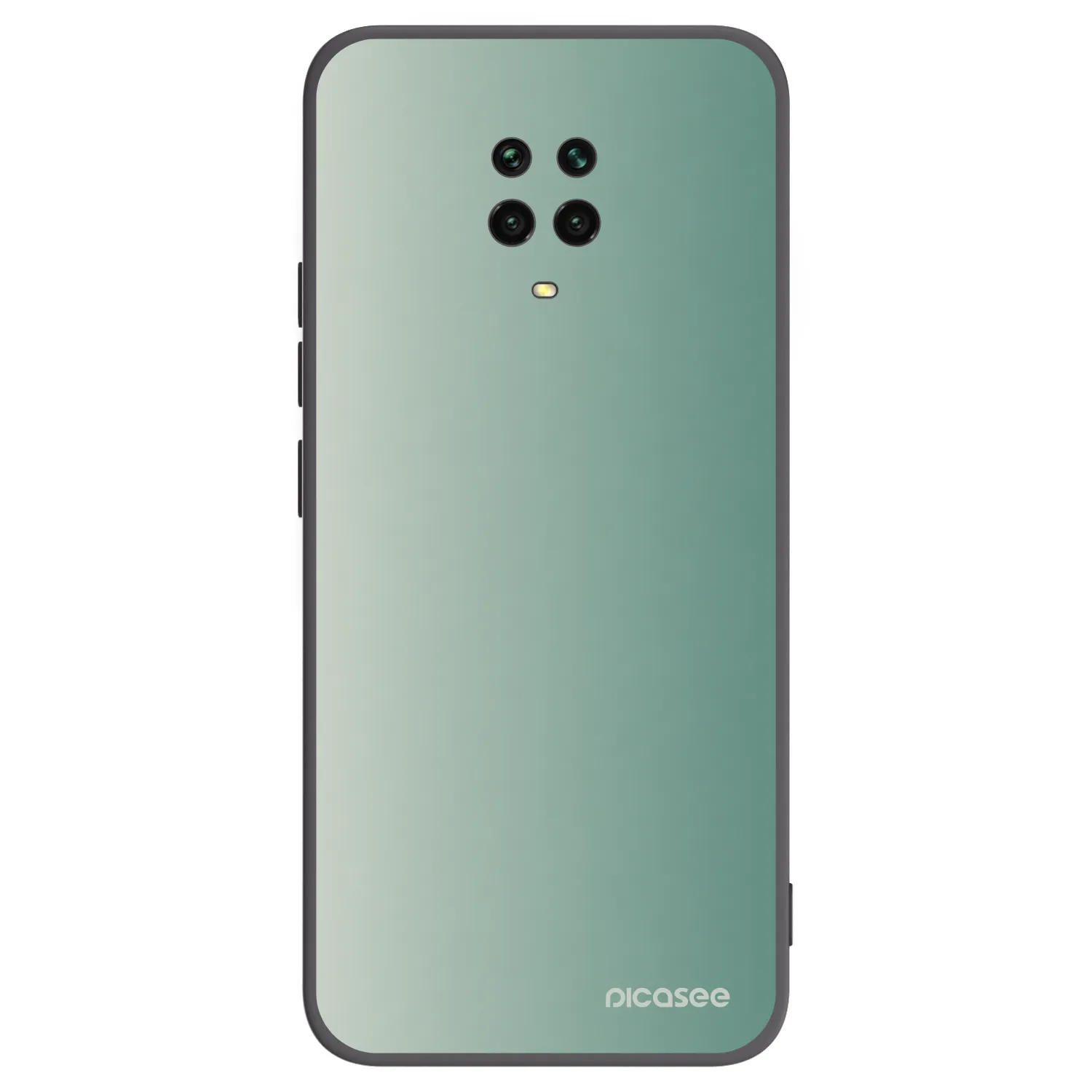 Picasee silikonový černý obal pro Xiaomi Redmi Note 9S - Misty Sage