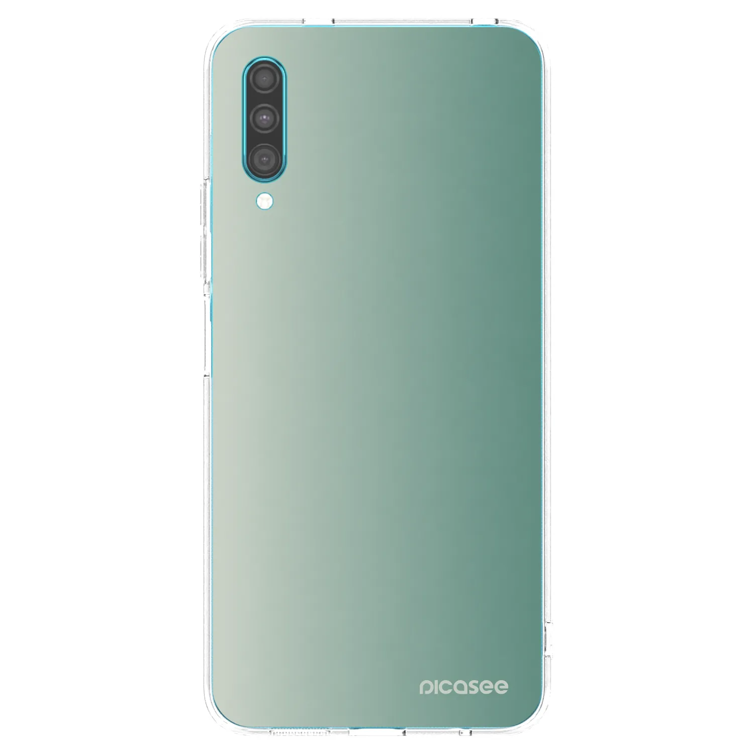 Picasee silikonový průhledný obal pro Samsung Galaxy A30s A307F - Misty Sage