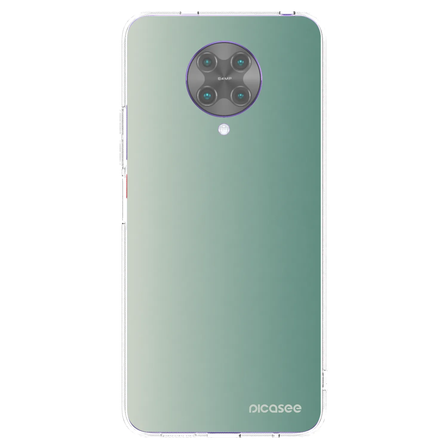 Picasee silikonový průhledný obal pro Xiaomi Poco F2 Pro - Misty Sage