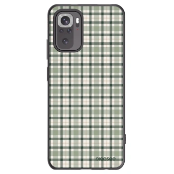 Picasee silikonový černý obal pro Xiaomi Redmi Note 10S - Sage Tartan