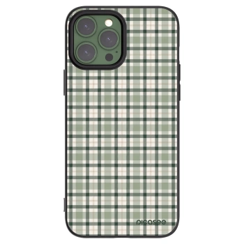 Picasee silikonový černý obal pro Apple iPhone 13 Pro Max - Sage Tartan