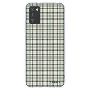 Obal pro Samsung Galaxy A02s A025G - Sage Tartan