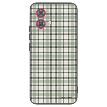 Obal pro Motorola Moto G84 5G - Sage Tartan