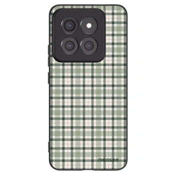 Picasee silikonový černý obal pro Xiaomi 14 Pro - Sage Tartan