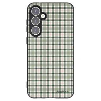 Picasee silikonový černý obal pro Samsung Galaxy S23 FE S711B - Sage Tartan
