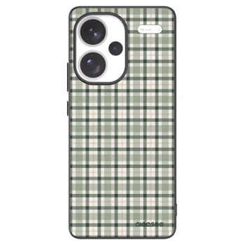Picasee silikonový černý obal pro Xiaomi Redmi Note 13 Pro+ 5G - Sage Tartan