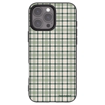 Picasee silikonový černý obal pro Apple iPhone 16 Pro Max - Sage Tartan