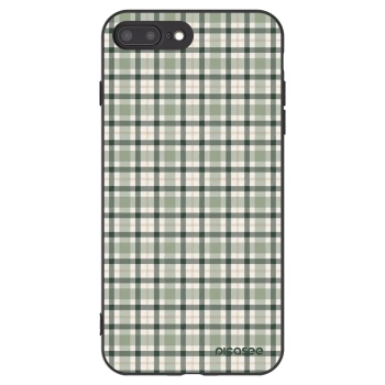Picasee silikonový černý obal pro Apple iPhone 8 Plus - Sage Tartan