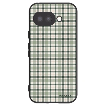 Picasee silikonový černý obal pro Google Pixel 9a - Sage Tartan