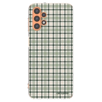 Picasee silikonový průhledný obal pro Samsung Galaxy A13 5G - Sage Tartan