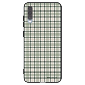 Picasee silikonový černý obal pro Samsung Galaxy A70 A705F - Sage Tartan
