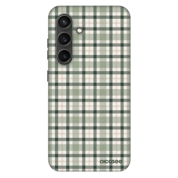 Obal pro Samsung Galaxy S24 S921B 5G - Sage Tartan