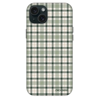Obal pro Apple iPhone 15 Plus - Sage Tartan