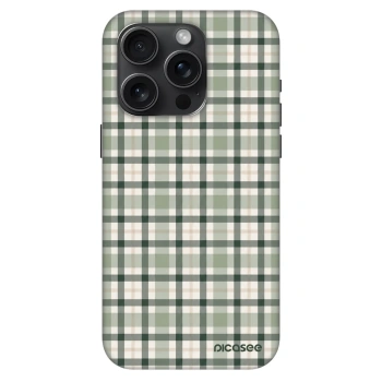 Obal pro Apple iPhone 15 Pro - Sage Tartan