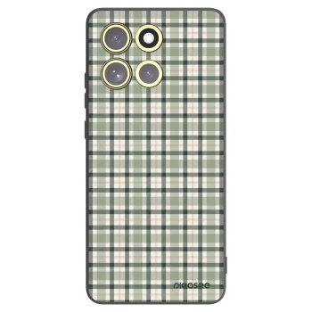 Picasee silikonový černý obal pro Motorola Moto G86 5G - Sage Tartan