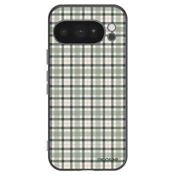 Picasee silikonový černý obal pro Google Pixel 10 Pro - Sage Tartan