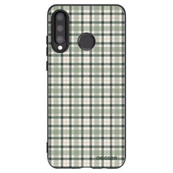 Picasee silikonový černý obal pro Huawei P30 Lite - Sage Tartan