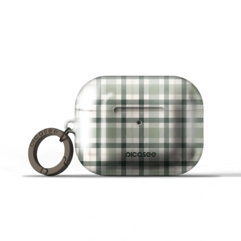 Obal pro Apple AirPods Pro 3 - Sage Tartan