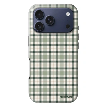 Obal pro Apple iPhone 18 Pro - Sage Tartan